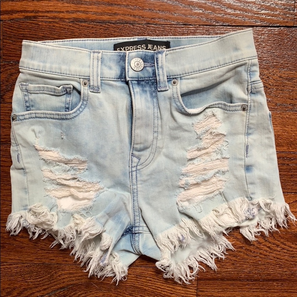 Express jean shorts